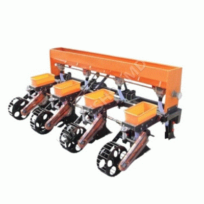 Semanatoare 4 Rinduri Tractor + Distribuitor Ingrășeminte Mare